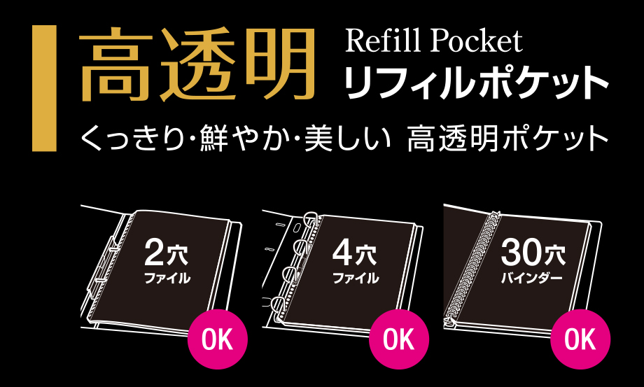 リフィルポケット〈高透明〉 – セキセイ株式会社