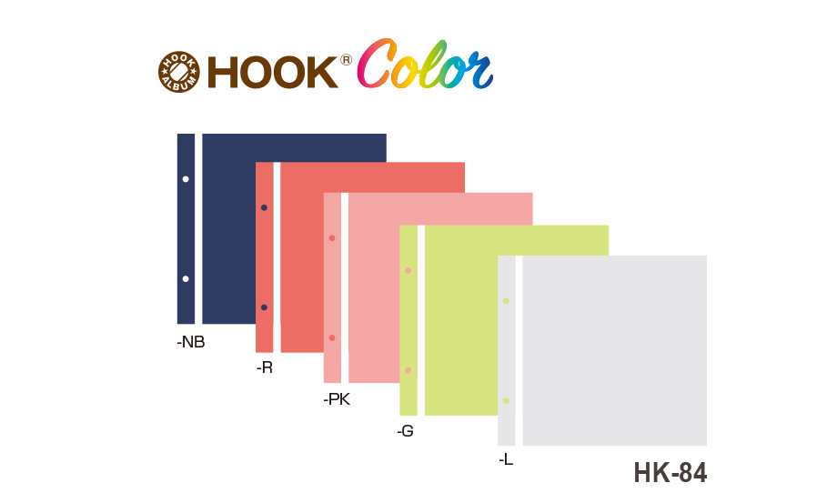 HOOK COLOR フォトアルバム用スペア台紙＜ライトフリー＞